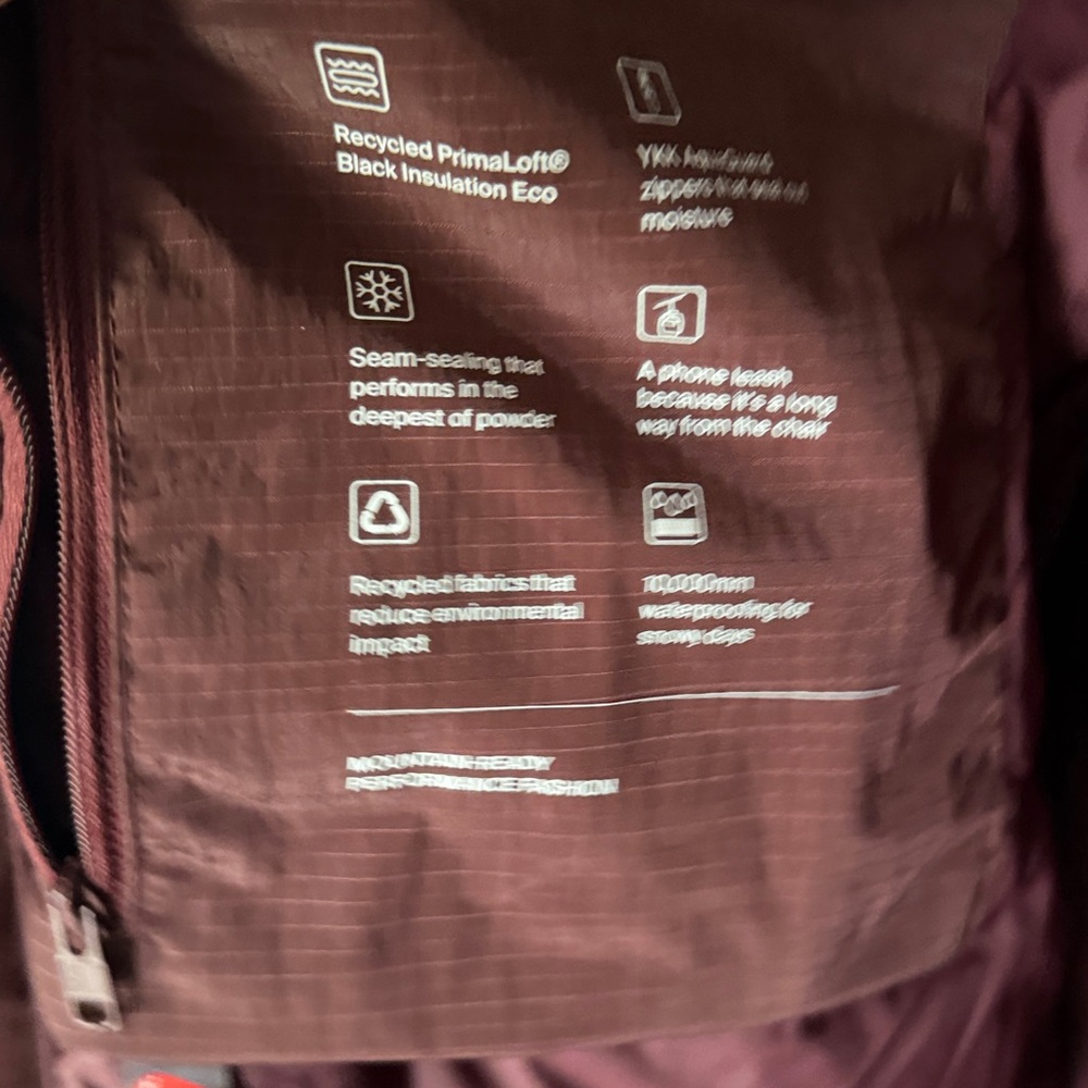 Halfdays Lawrence Ski Jacket - glazed cherry S - Picture 6 of 10